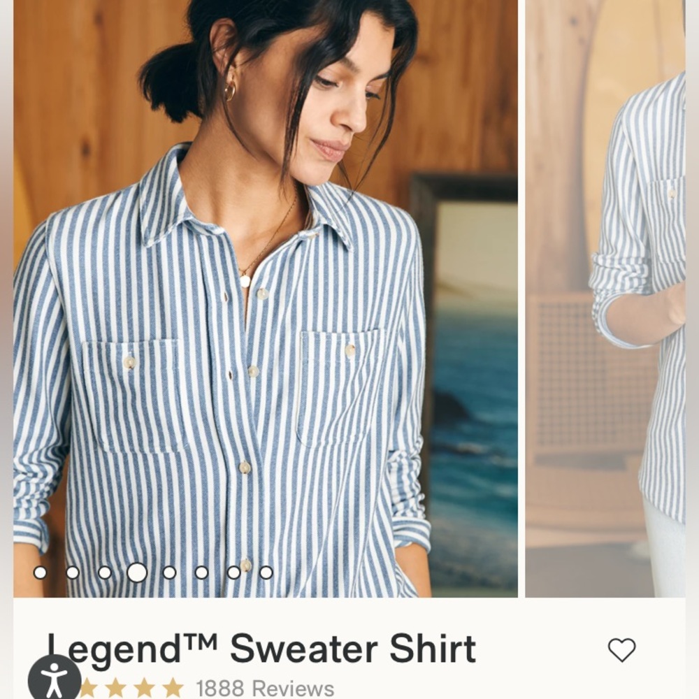 Faherty Legend Sweater Shirt